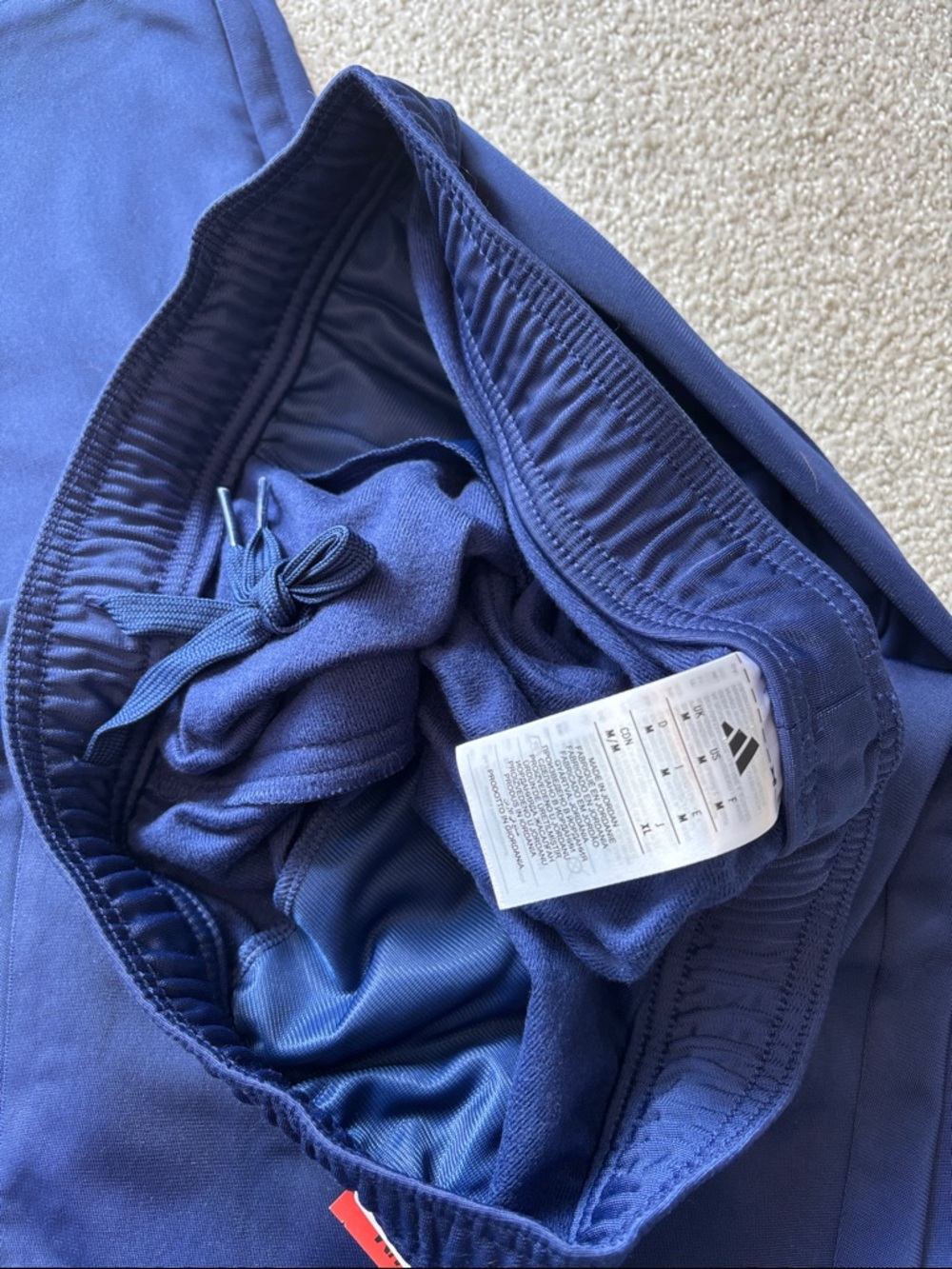 adidas Deep Navy Athletic Track Pants - Picture 3 of 4
